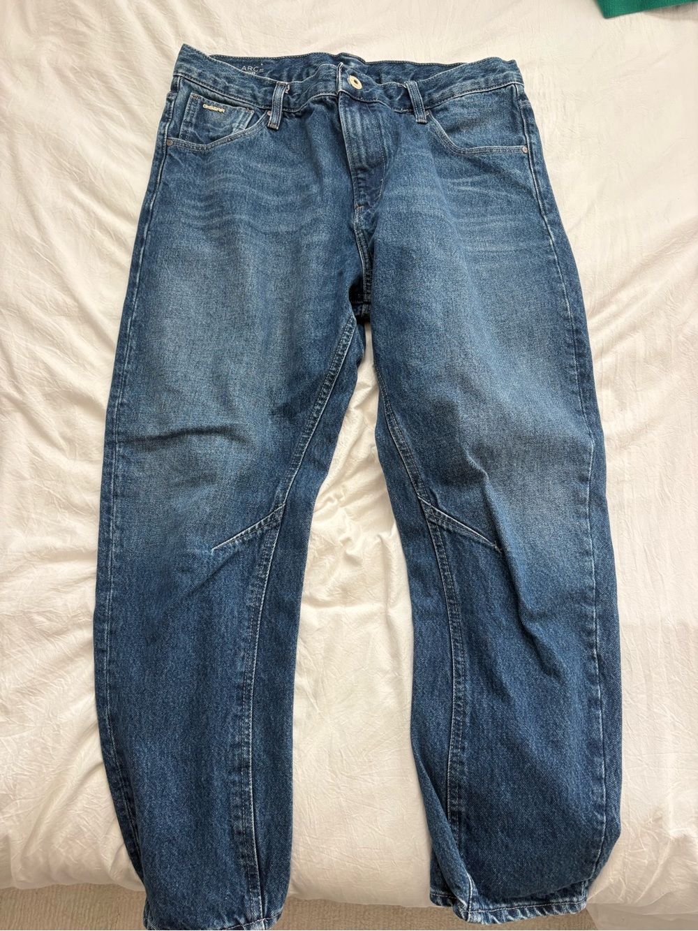 G-Star Relaxed Fit Jeans in Medium Blue Wash